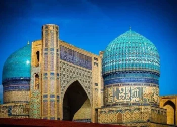 Xhamia Bibi Khanym në Samarkand Shteti i Uzbekistanit Azia Qëndrore