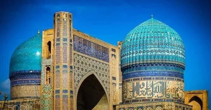 Xhamia Bibi Khanym në Samarkand Shteti i Uzbekistanit Azia Qëndrore